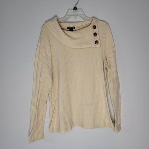 BYdesign, XL, light cream sweater